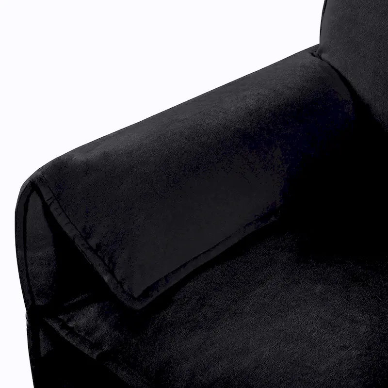 2-Pieces Chenille Accent Sofa Chair Set of 2 with Oversized Armchairs and 29.92 Deep Seats (800lb Capacity)