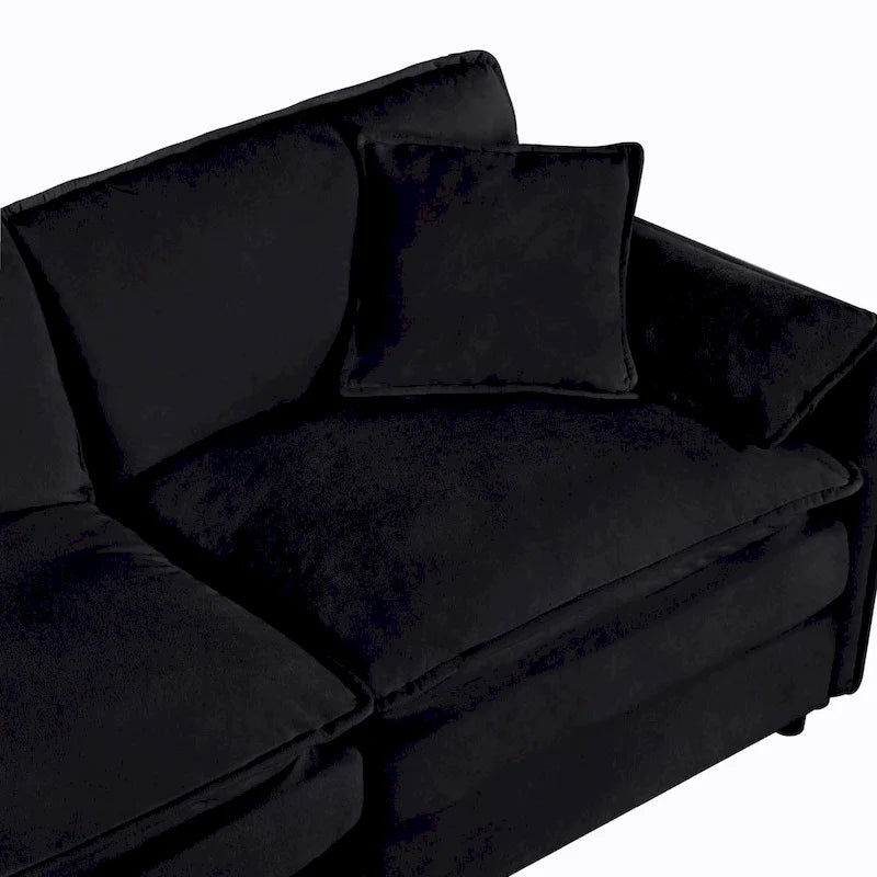 2-Pieces Chenille Accent Sofa Chair Set of 2 with Oversized Armchairs and 29.92 Deep Seats (800lb Capacity)