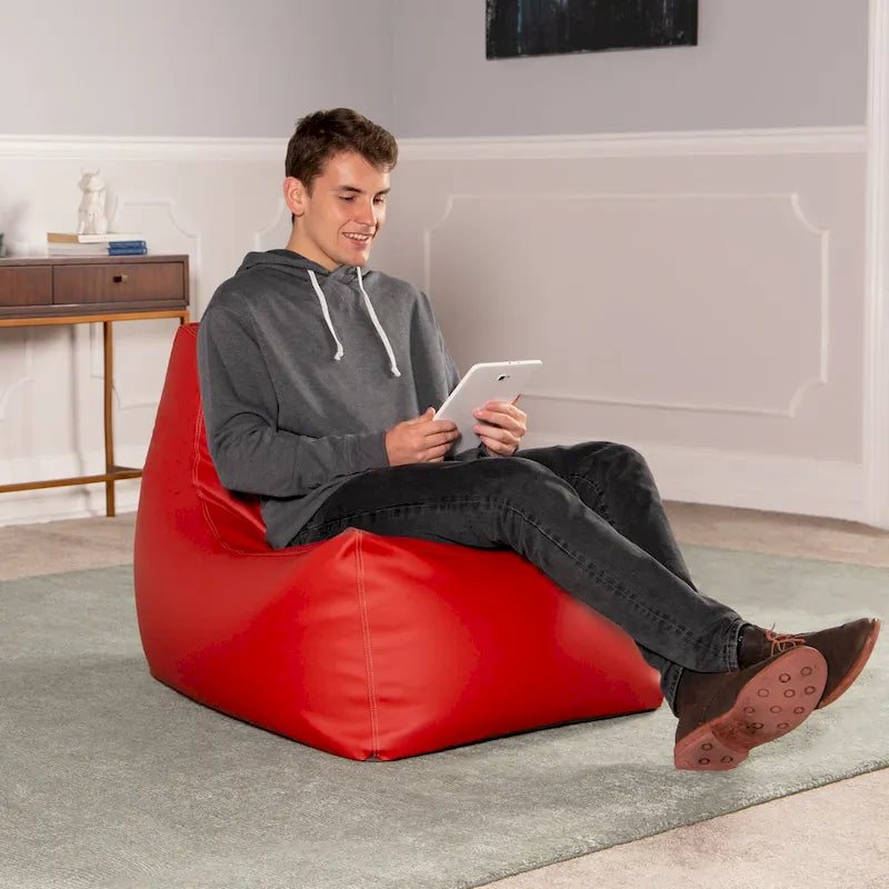 Prémiový sedací vak do třídy z vinylu