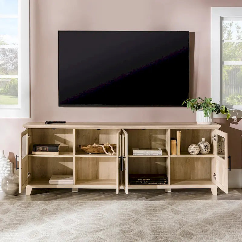 70-inch Split Panel 4-Door TV Stand