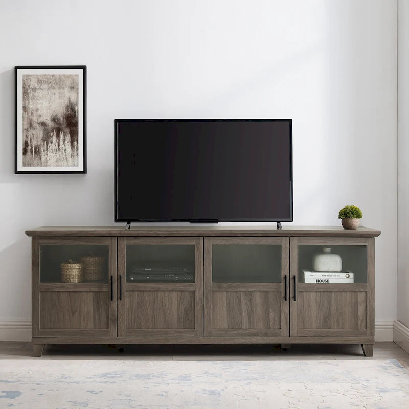 70-inch Split Panel 4-Door TV Stand