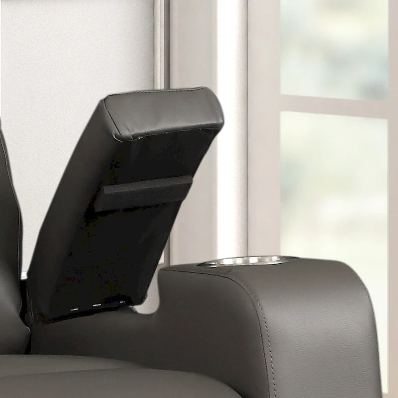 Modern Upholstered Faux Leather Power Recliner Chair