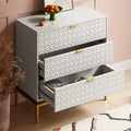 Volkard 31 Mid-century Storage Cabinet with a Metal Base by HULALA HOME