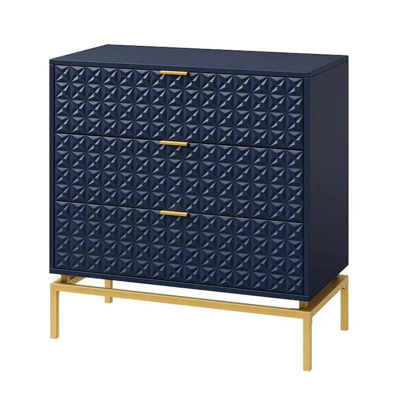 31 Mid-Century Storage Cabinet with Metal Base