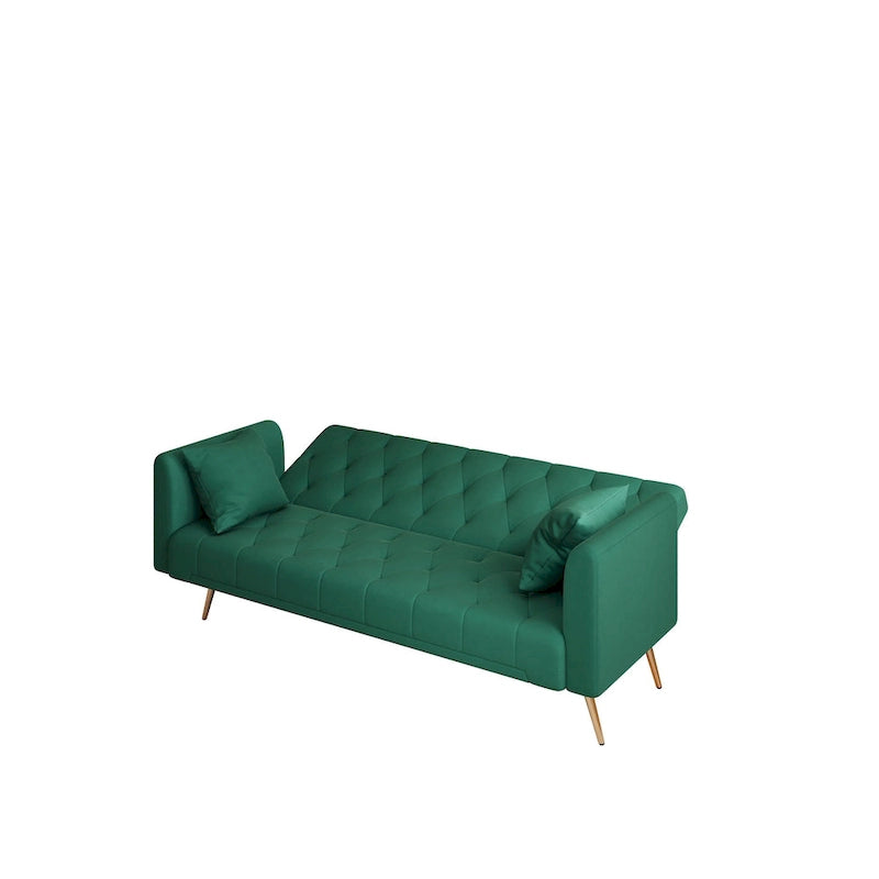 71 Convertible Double Folding Living Room Sofa Bed